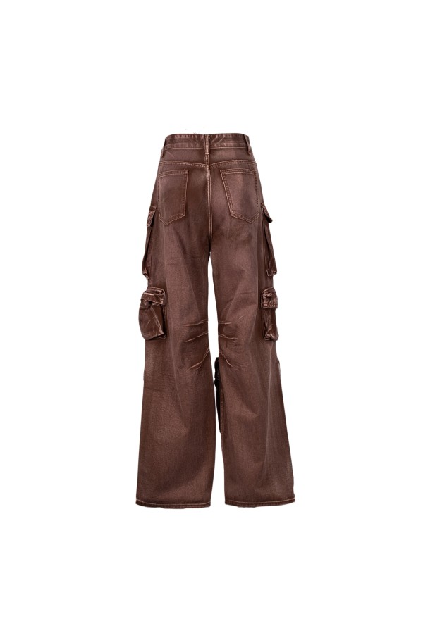 U R Ink SANT JOAN 244W430 PANTALONI CAFFÉ Saldi