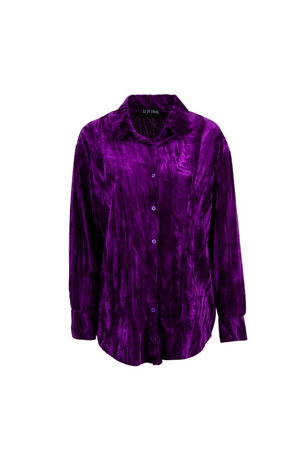 U R Ink PIGUÉ 254W4F8 CAMICIE e BLUSE VIOLA Vendita Calda