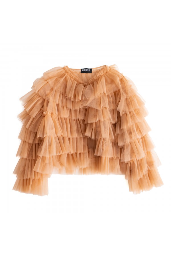 U R Ink POPAJAN234W2B0 CAMICIE e BLUSE BEIGE Soddisfazione Garantita