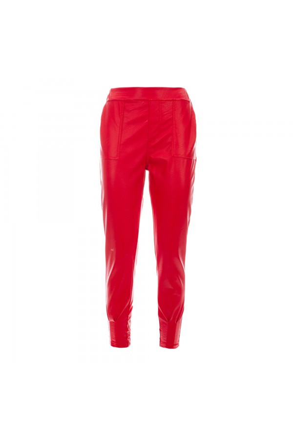 U R Ink ROMA244W2Z4 PANTALONI ROSSO Qualità Garantita