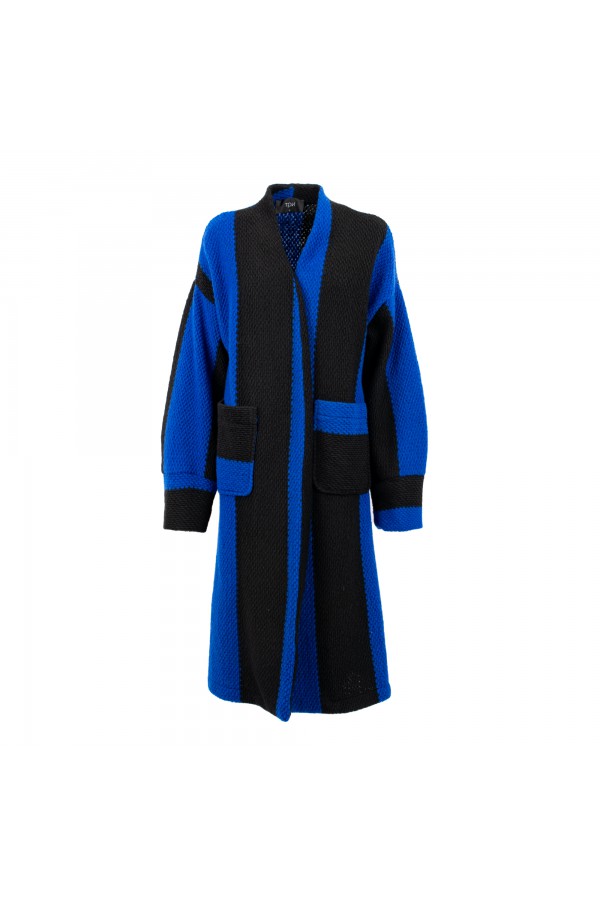 U R Ink LIVERPOOL 727W3Z3 CAPPOTTI BLU-NERO Offerta