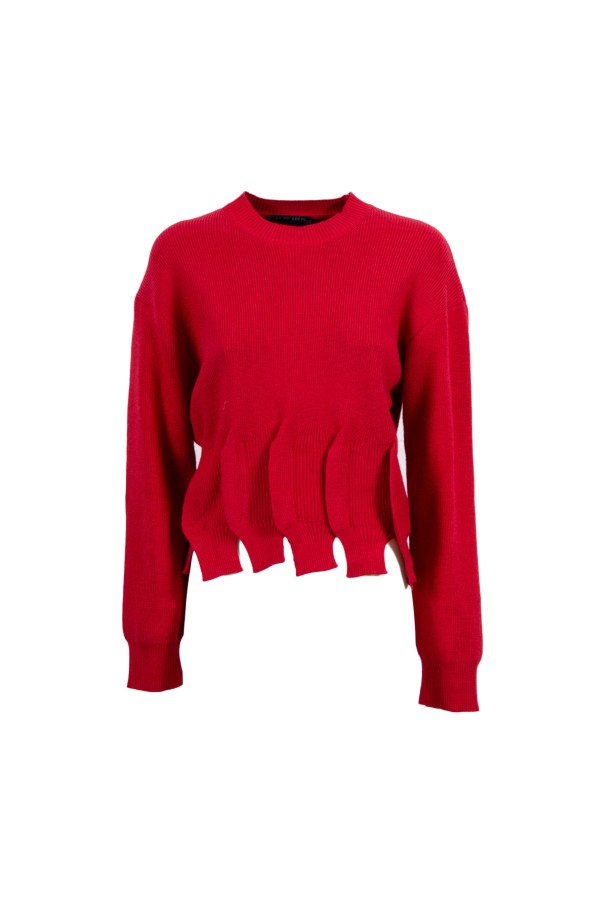 U R Ink ALARÓ 134W4Z4 MAGLIERIA ROSSO Saldi Di Fabbrica