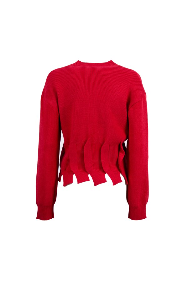 U R Ink ALARÓ 134W4Z4 MAGLIERIA ROSSO Saldi Di Fabbrica