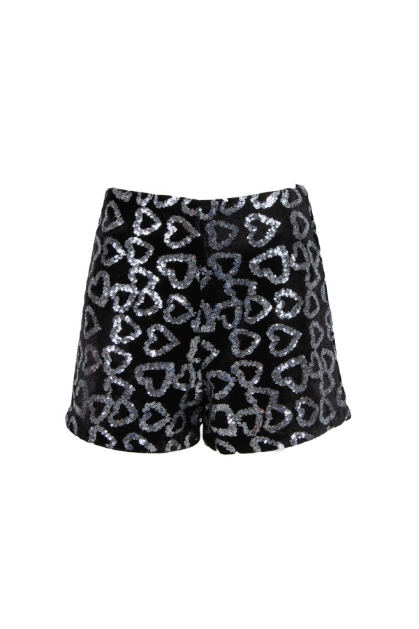 U R Ink BETLEM 094W432 SHORTS NERO-ARGENTO Promozione Limitata