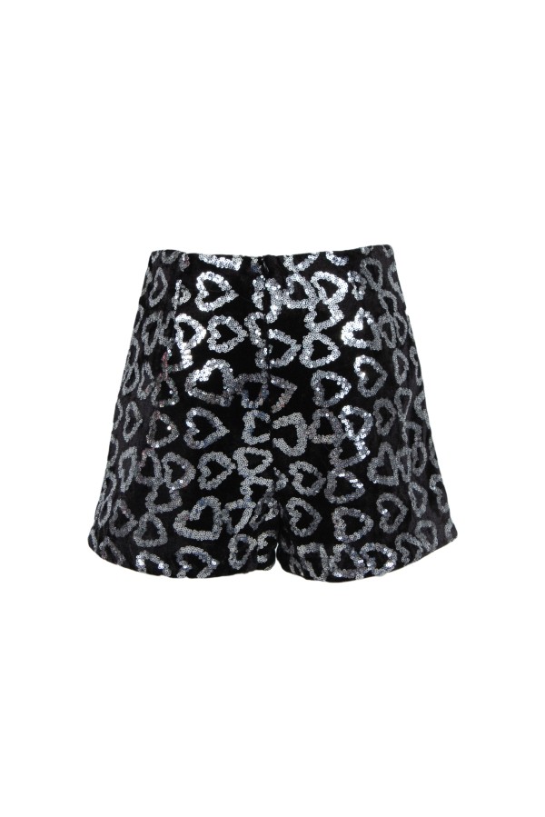 U R Ink BETLEM 094W432 SHORTS NERO-ARGENTO Promozione Limitata