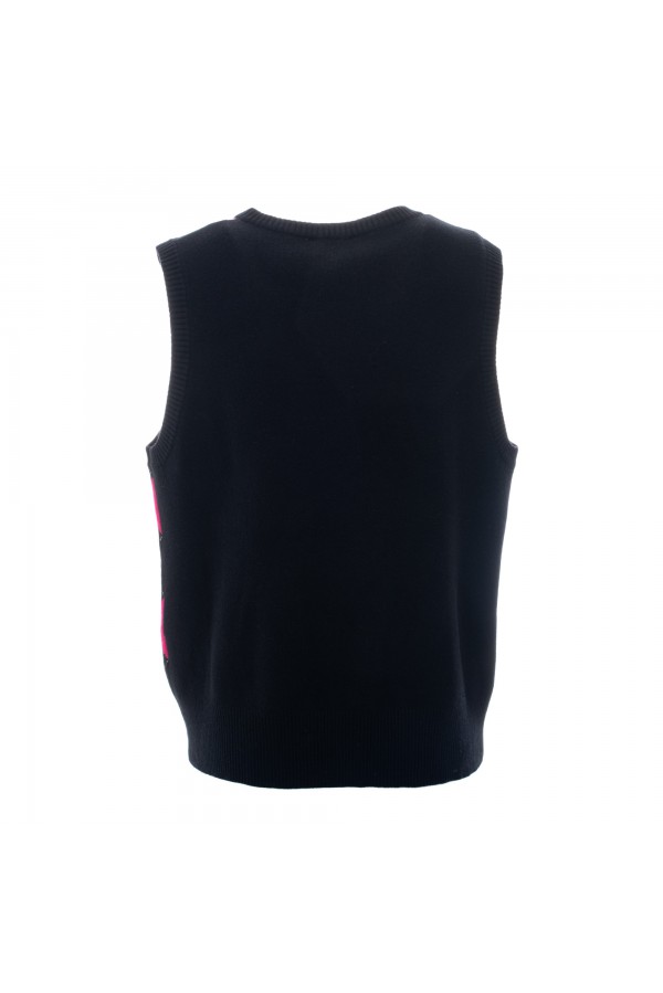 U R Ink MEXICALI484W22A TOP e BODY NERO/MAGENTA Pezzi Unici