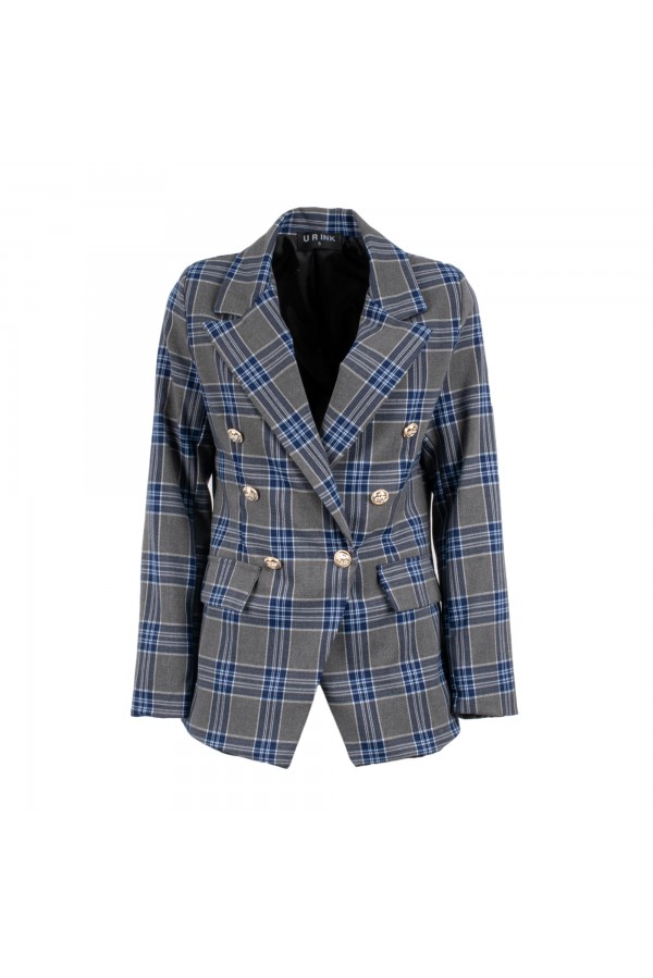 U R Ink LAUREL 404W3L4 GIACCHE CHECK Convenienza