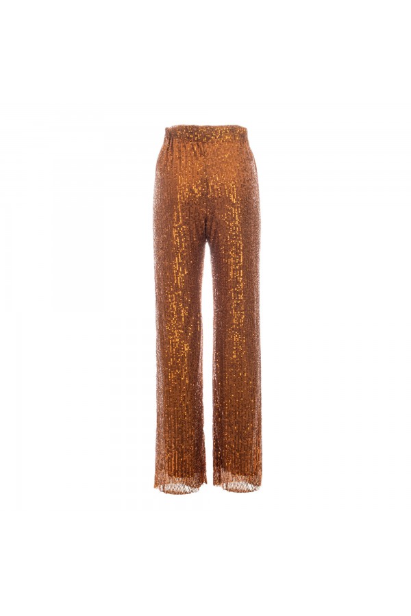 U R Ink NATAL244W2U0 PANTALONI ORO Vendita Economica