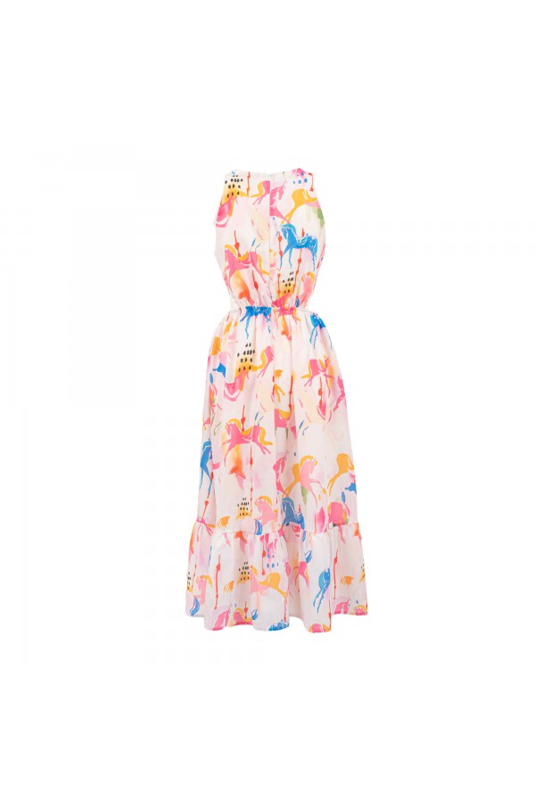 U R Ink LA PAZ 114S3U6ABITI BIANCO-ROSA-BLU Italy