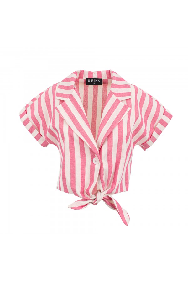 U R Ink VERACRUZ124S3M7 TOP e BODY BIANCO-ROSA 2025