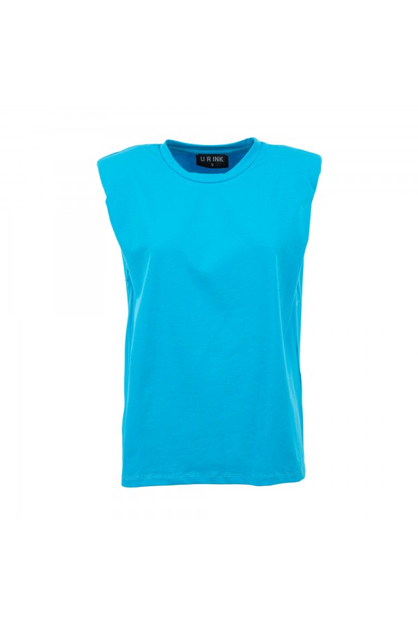 U R Ink GAVÁ004S38C T-SHIRT AZZURRO Nuova