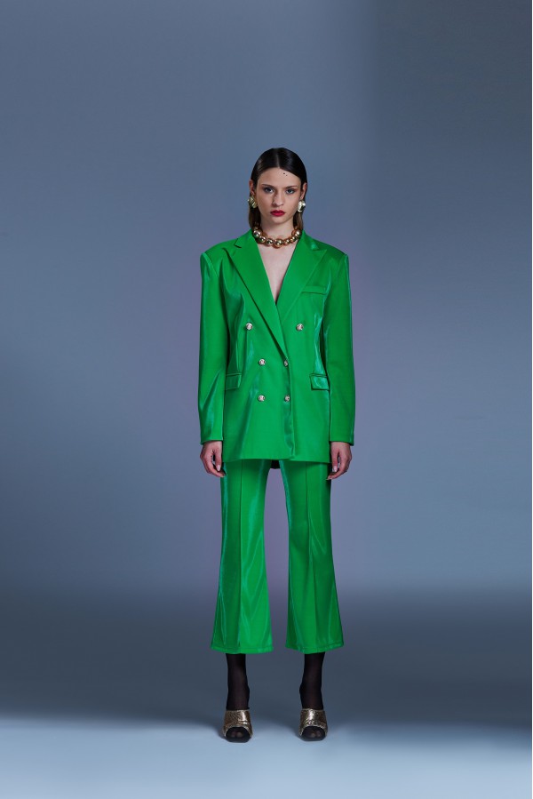 U R Ink SINTRA244W2F2 PANTALONI VERDE Moda
