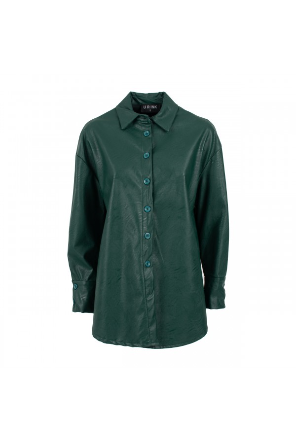 U R Ink SIMONA044W1A8 CAMICIE e BLUSE GREEN Italia