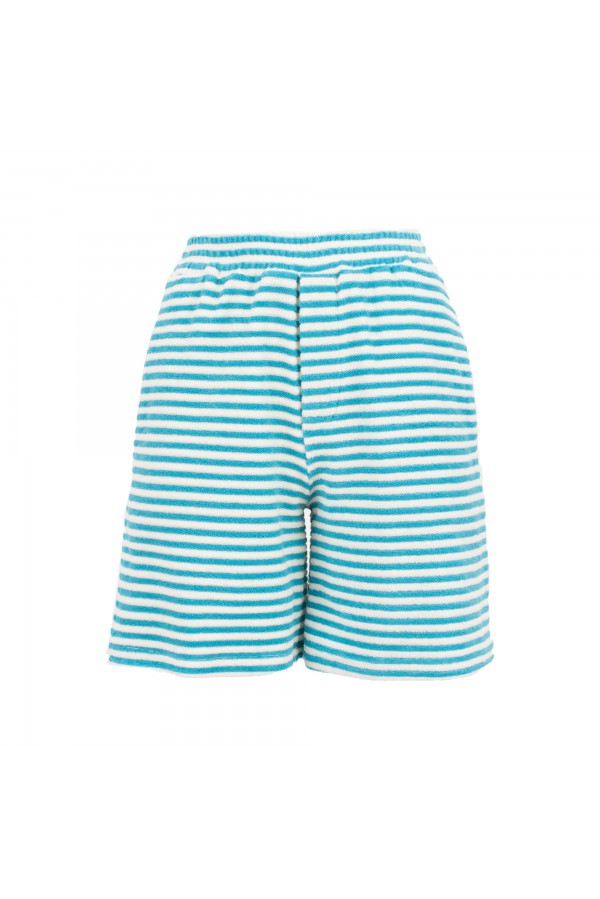 U R Ink LAS TUNAS 094S3V9 SHORTS BIANCO-CELESTE Consegna Veloce