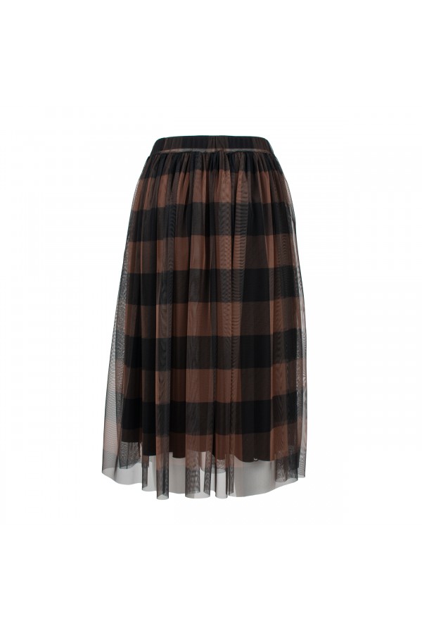 U R Ink CINZIA024W1U3 GONNE BLK-TOBACCO Officina
