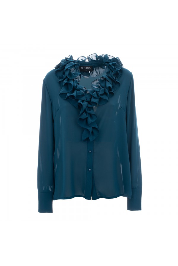 U R Ink BRAGA254W2M0 CAMICIE e BLUSE BLU Vendite Flash