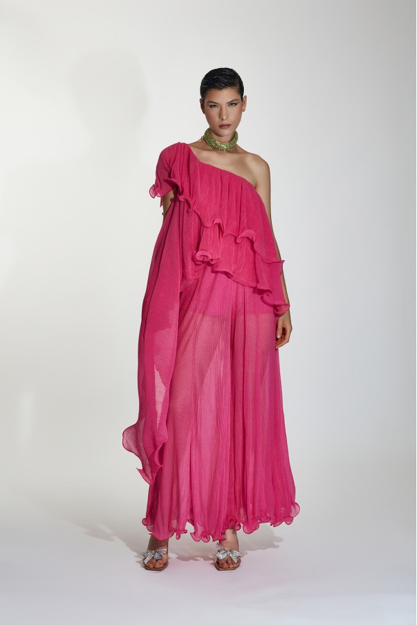 U R Ink YOPAL 244S49C PANTALONI FUCSIA