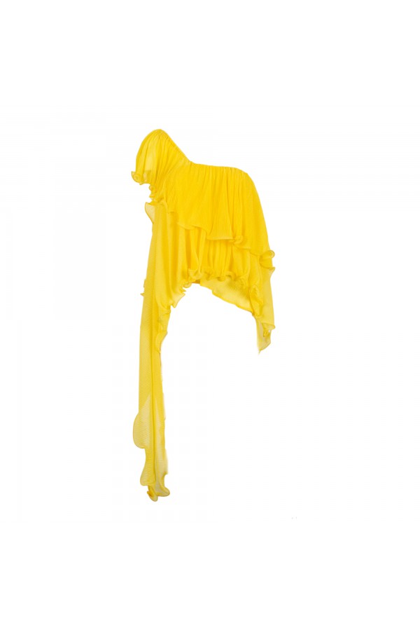 U R Ink YOPAL 124S4D9 TOP e BODY GIALLO Spedizione Gratuita