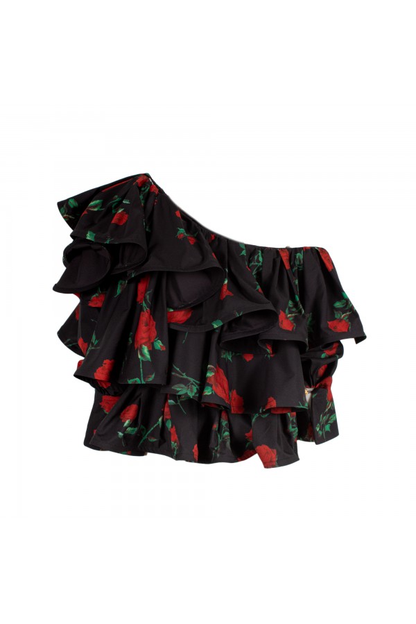U R Ink VISEU 234S4J0 CAMICIE e BLUSE NERO-ROSSO Vendita