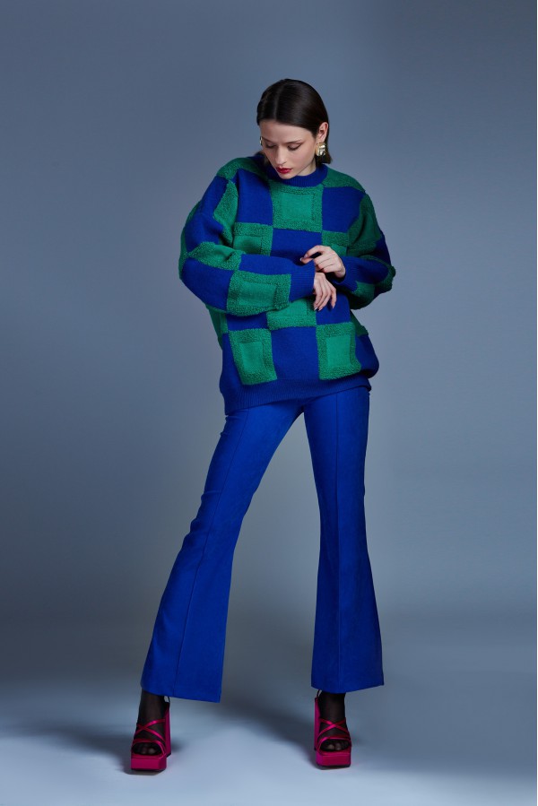 U R Ink COIBRA244W2M0 PANTALONI BLU Moda