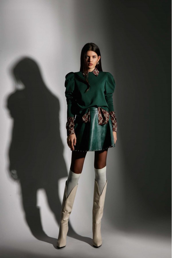 U R Ink DELIZIA044W1A3 CAMICIE e BLUSE BROWN 2025