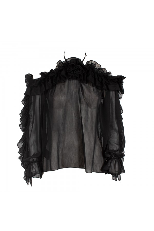 U R Ink SAN ISIDRO 234S4D6 CAMICIE e BLUSE NERO Vendita