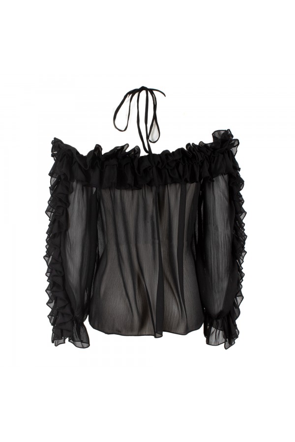 U R Ink SAN ISIDRO 234S4D6 CAMICIE e BLUSE NERO Vendita