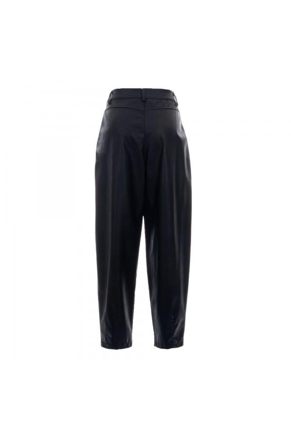 U R Ink ASTREE244W2D6 PANTALONI NERO Affare Del Giorno