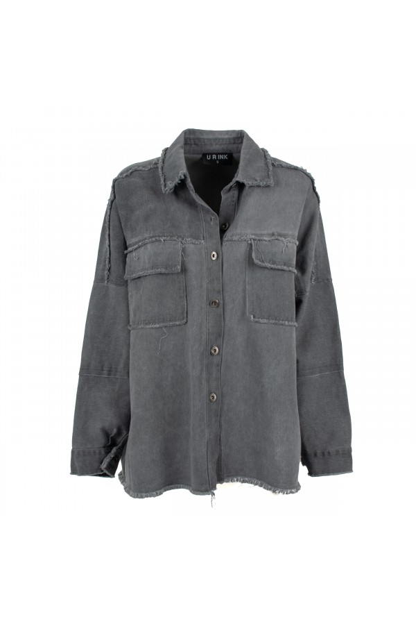 U R Ink ASIA044W1B2 CAMICIE e BLUSE GREY Sottocosto