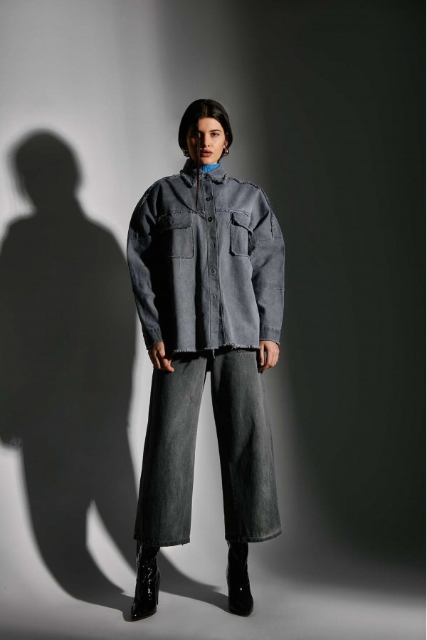 U R Ink ASIA044W1B2 CAMICIE e BLUSE GREY Sottocosto