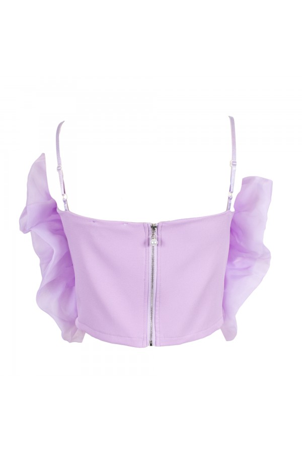 U R Ink RIO CLARO 124S4B9 TOP e BODY LILLA Sconto