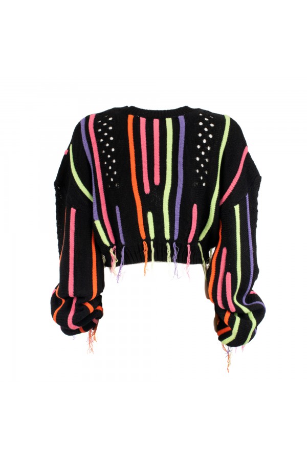 U R Ink SETUBAL 134W3C2 MAGLIERIA MULTICOLORE Spedizione Gratuita