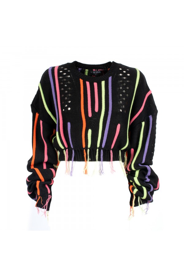 U R Ink SETUBAL 134W3C2 MAGLIERIA MULTICOLORE Spedizione Gratuita