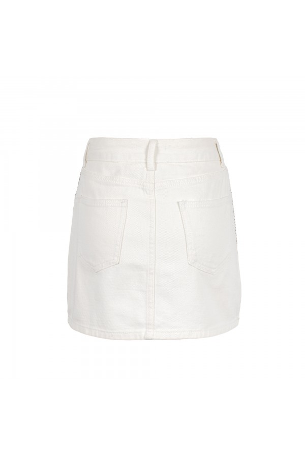 U R Ink CHEPEN 014S4N8 GONNE DENIM BIANCO Offerta Giorno del Papà