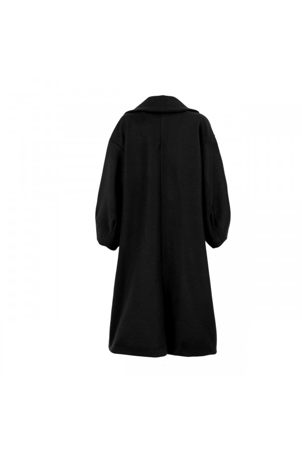 U R Ink ELVIRA084W1A4 CAPPOTTI BLACK Liquidazione