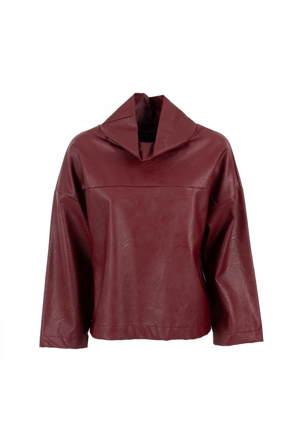 U R Ink FLORIANA194W1A7 CAMICIE e BLUSE BORDEAUX Sostegno trimestrale
