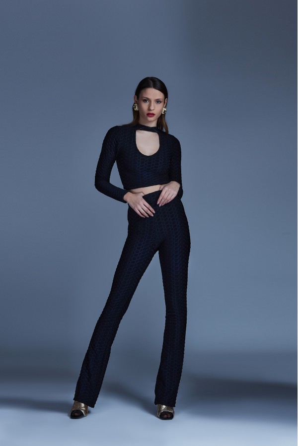 U R Ink FARO244W2D6 PANTALONI NERO 50% di sconto con spedizione gratuita