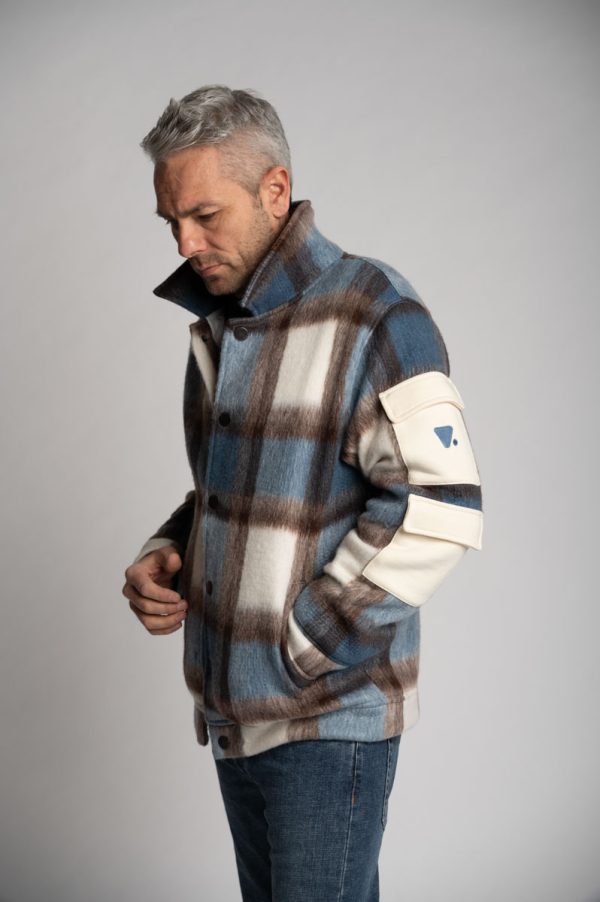 Valvola Fashion GIACCA CON ABBOTTONATURA TARTAN Negozi Online