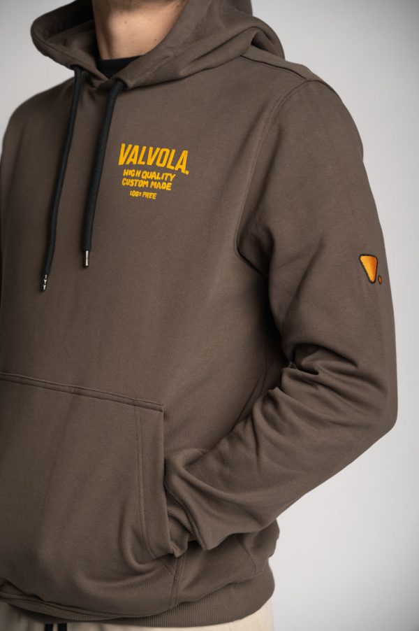 Valvola Fashion FELPA CAPPUCCIO BASICO TINTO IN PEZZA Sottocosto