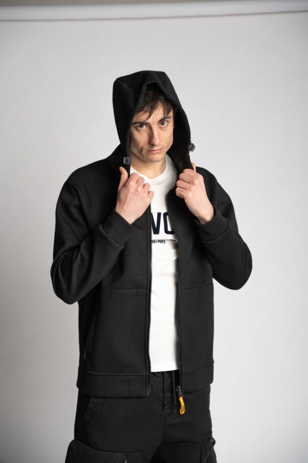 Valvola Fashion FELPA CAPPUCCIO FULL ZIP CUSTOM MADE Novità