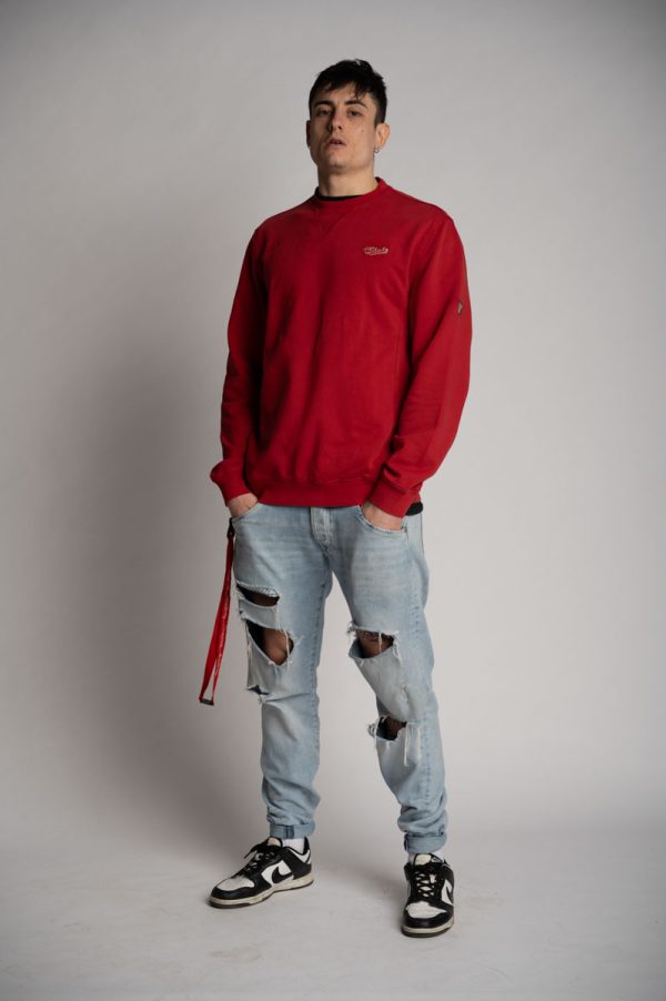 Valvola Fashion FELPA GIROCOLLO LOGO COLLEGE Online