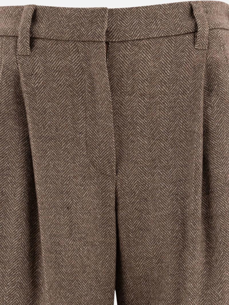 Vietti Brunello Cucinelli Pantaloni "Baggy Sartorial" Vendita Economica