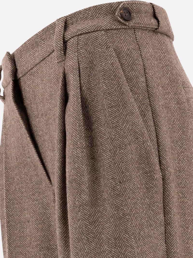 Vietti Brunello Cucinelli Pantaloni "Baggy Sartorial" Vendita Economica
