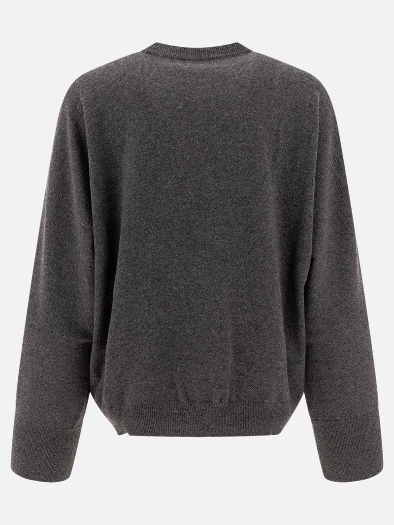 Vietti Brunello Cucinelli Maglione in cashmere con monili Nuova
