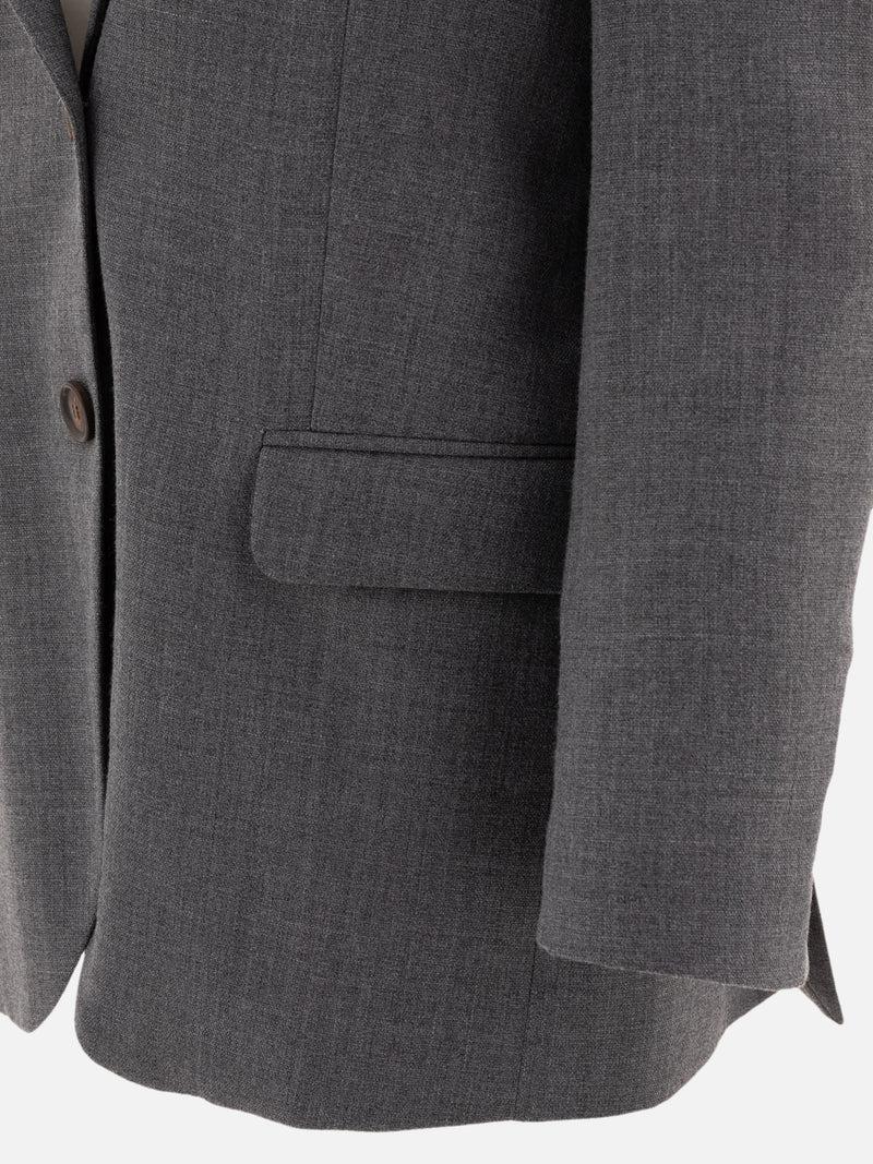 Vietti Brunello Cucinelli Blazer monopetto in misto lana Prezzo di fabbrica