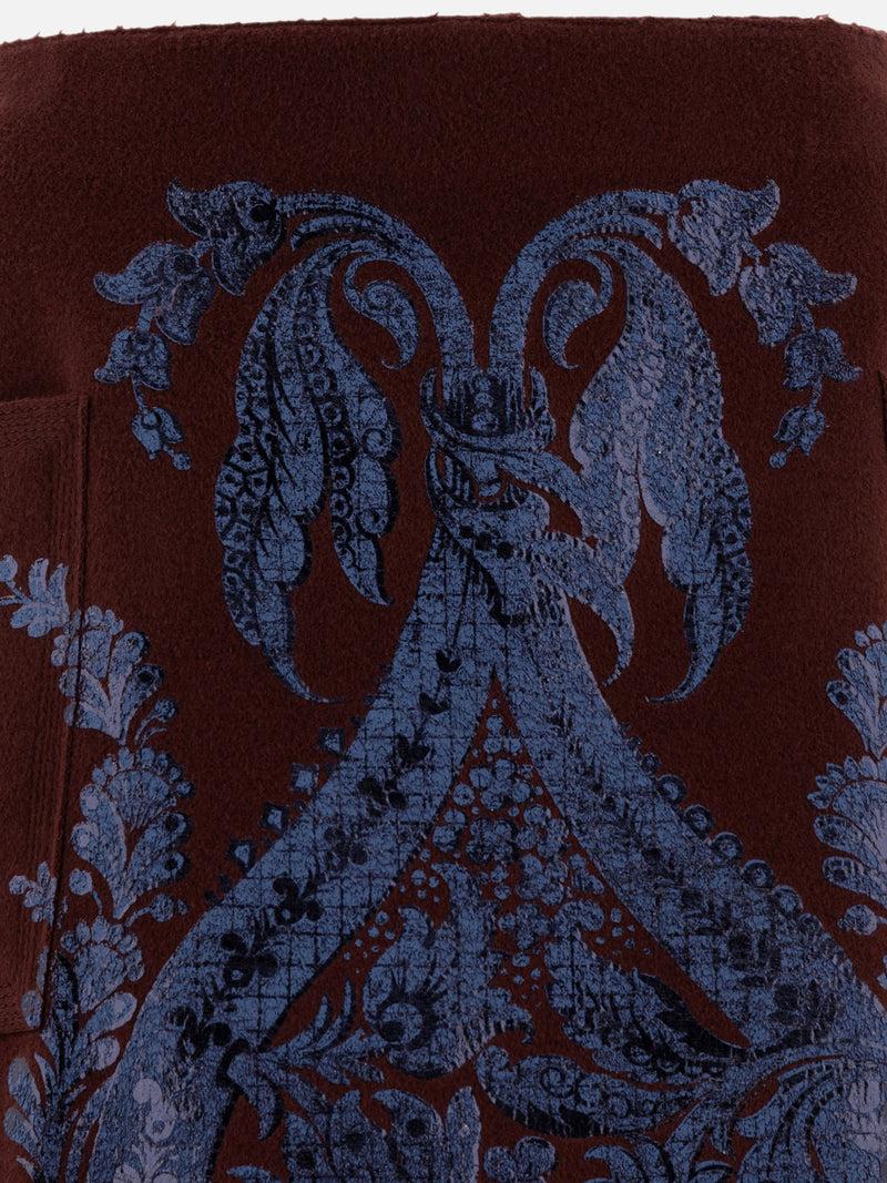 Vietti Etro Gonna mini con stampa laminata Grande vendita