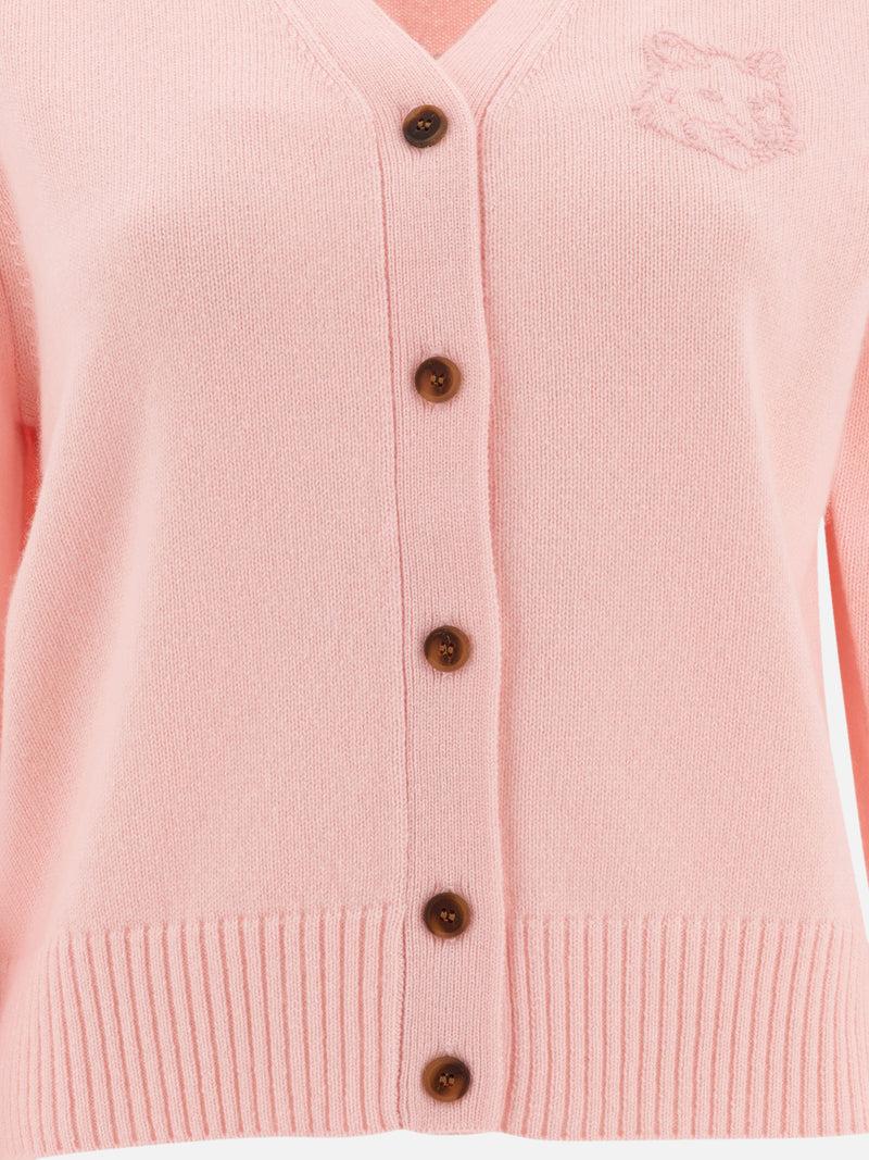 Vietti Maison Kitsuné Cardigan con ricamo "Fox Head" Fornitura limitata