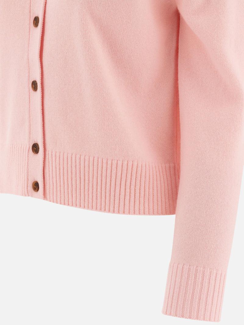 Vietti Maison Kitsuné Cardigan con ricamo "Fox Head" Fornitura limitata
