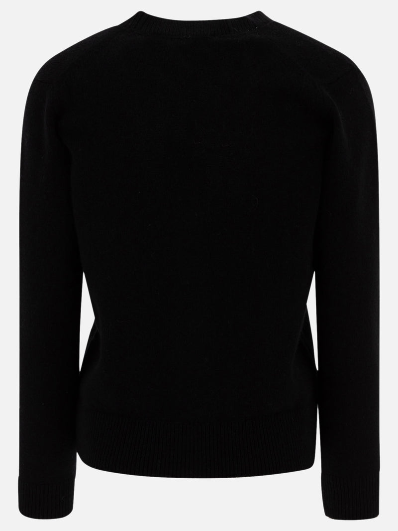 Vietti Maison Kitsuné Cardigan boxy "Baby Fox" Offerta esclusiva