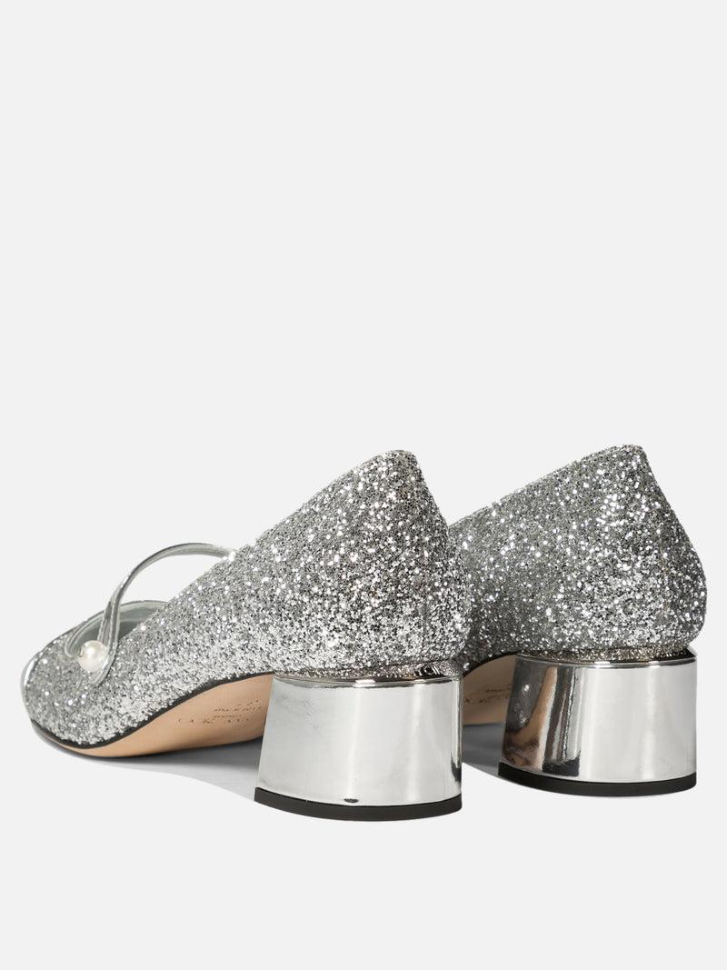 Vietti Jimmy Choo Décolleté con glietter "Elisa 45" Offerta temporanea